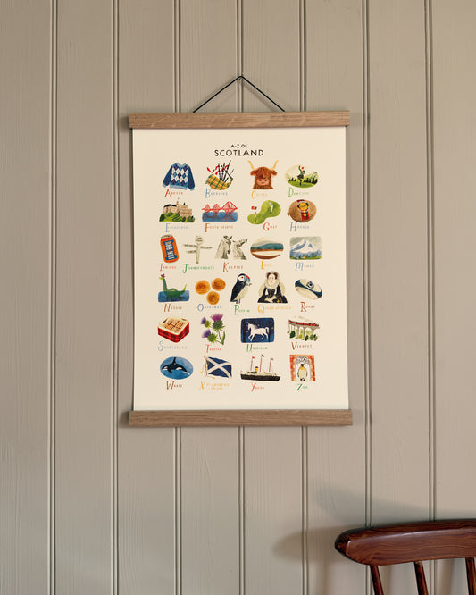 A-Z Scotland A3 Print