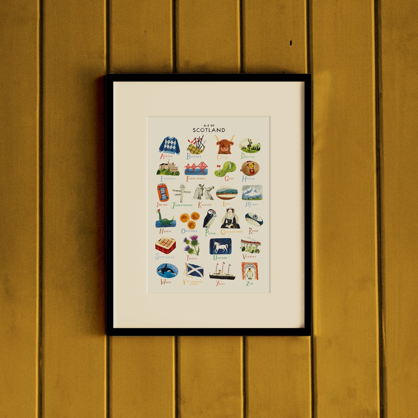 A-Z Scotland A3 Print