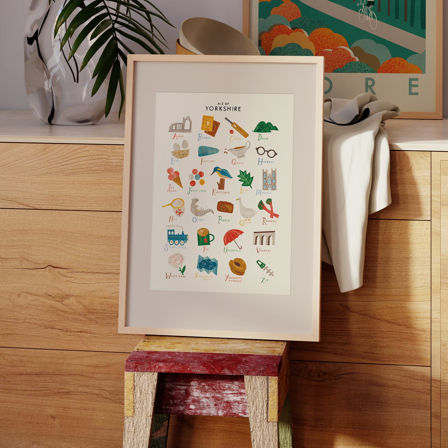 A-Z Yorkshire A3 Print
