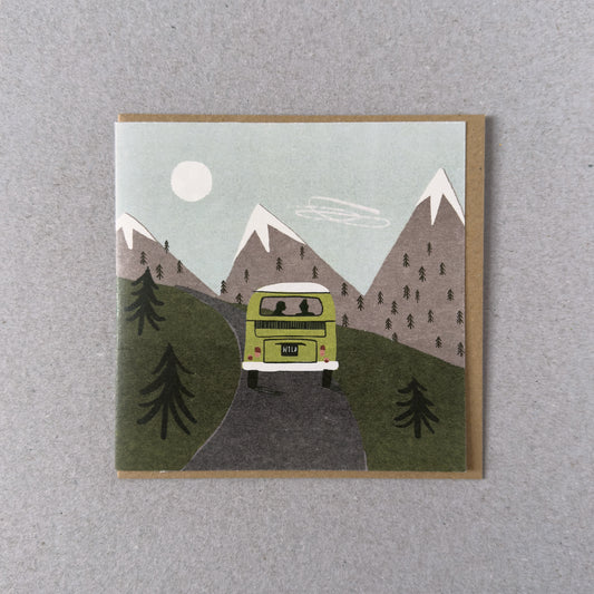 Campervan Road Trip Greetings Card