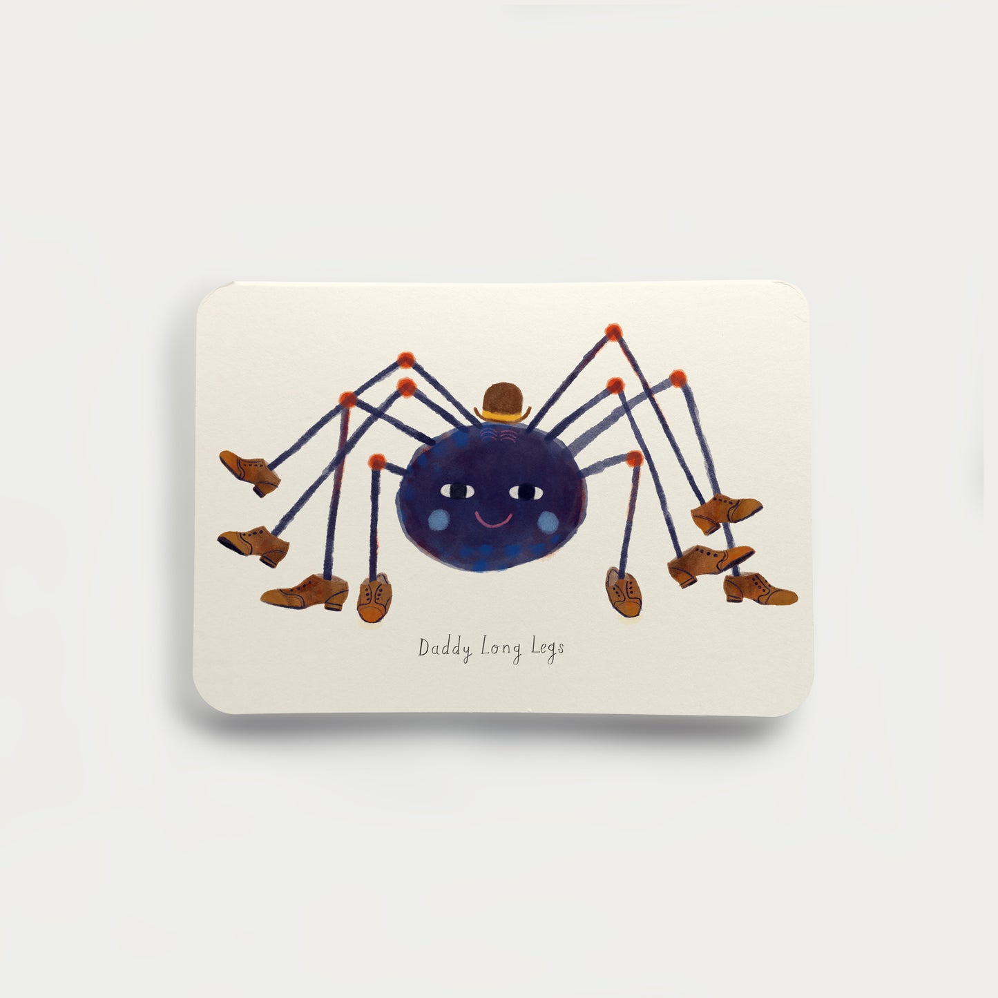 Daddy Long Legs Greetings Card