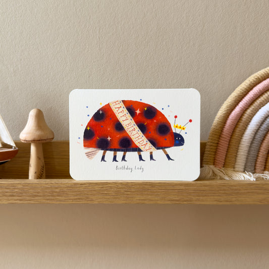 Birthday Ladybird Greetings Card