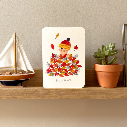 Born to be Wild Greetings Card