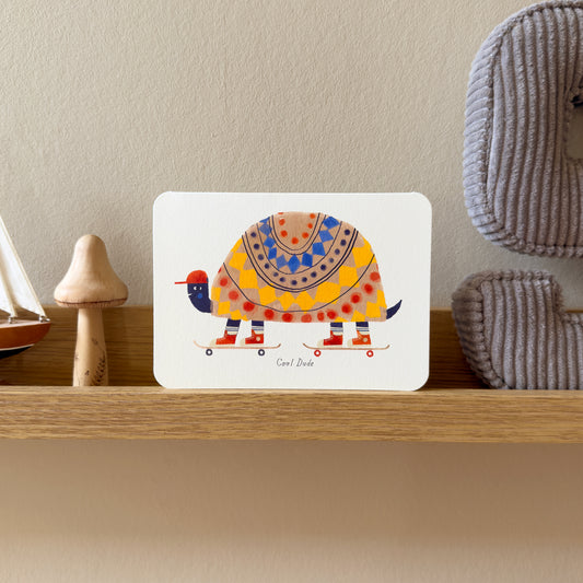 Cool Dude Skater Greetings Card