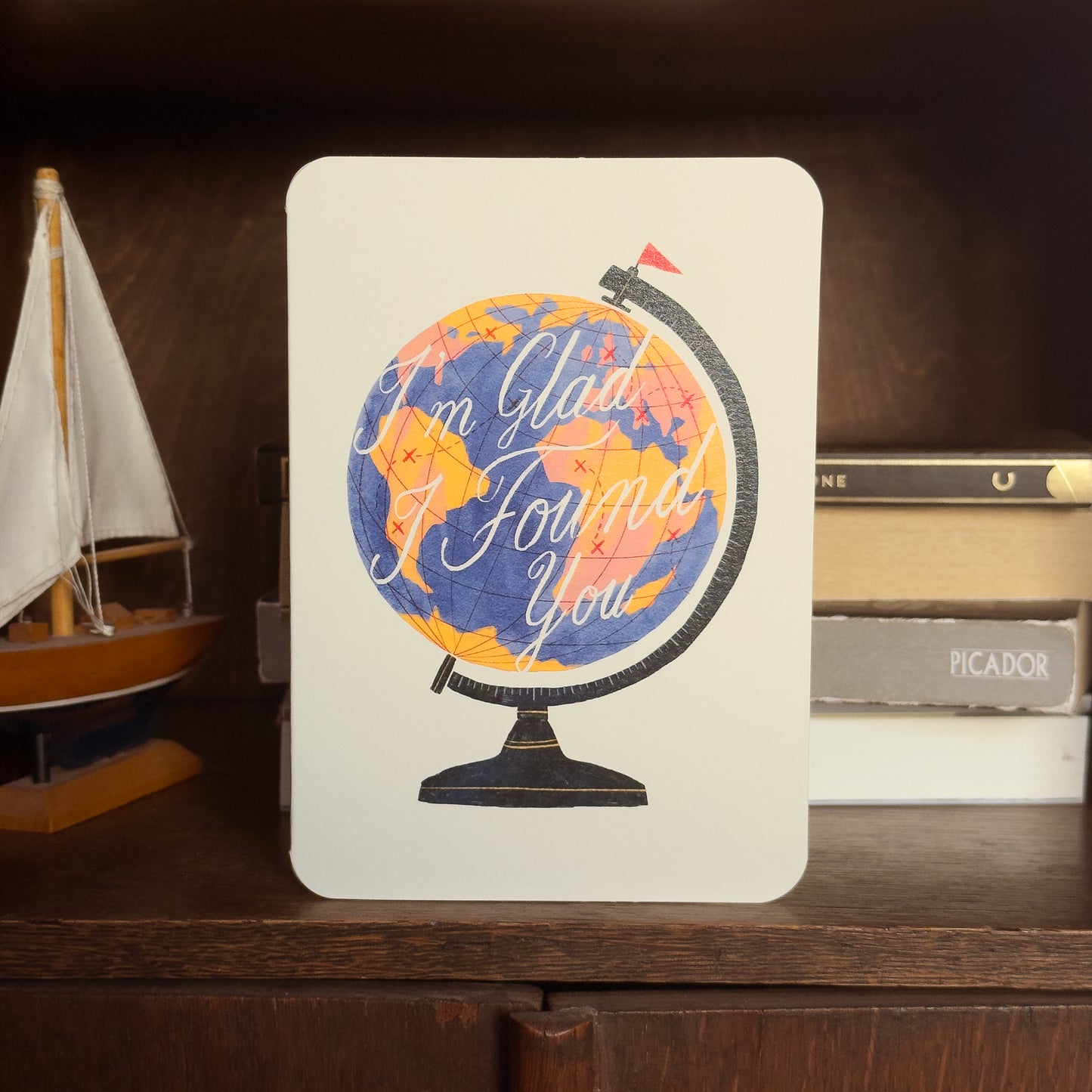 Glad I Found You Greetings Card