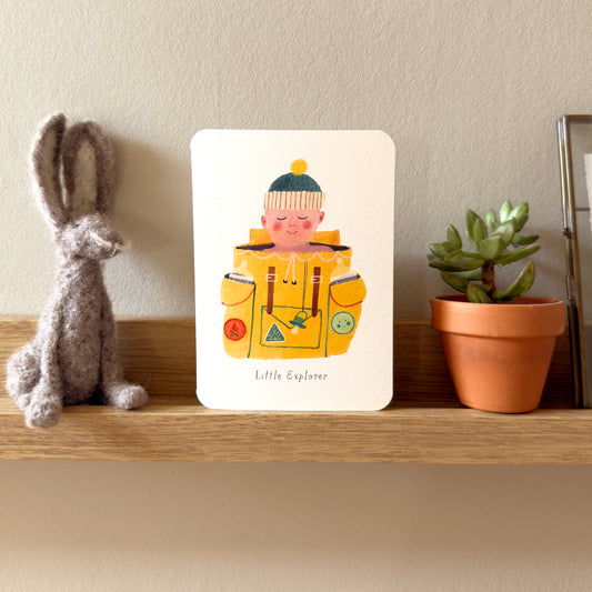 Little Explorer Greetings Card