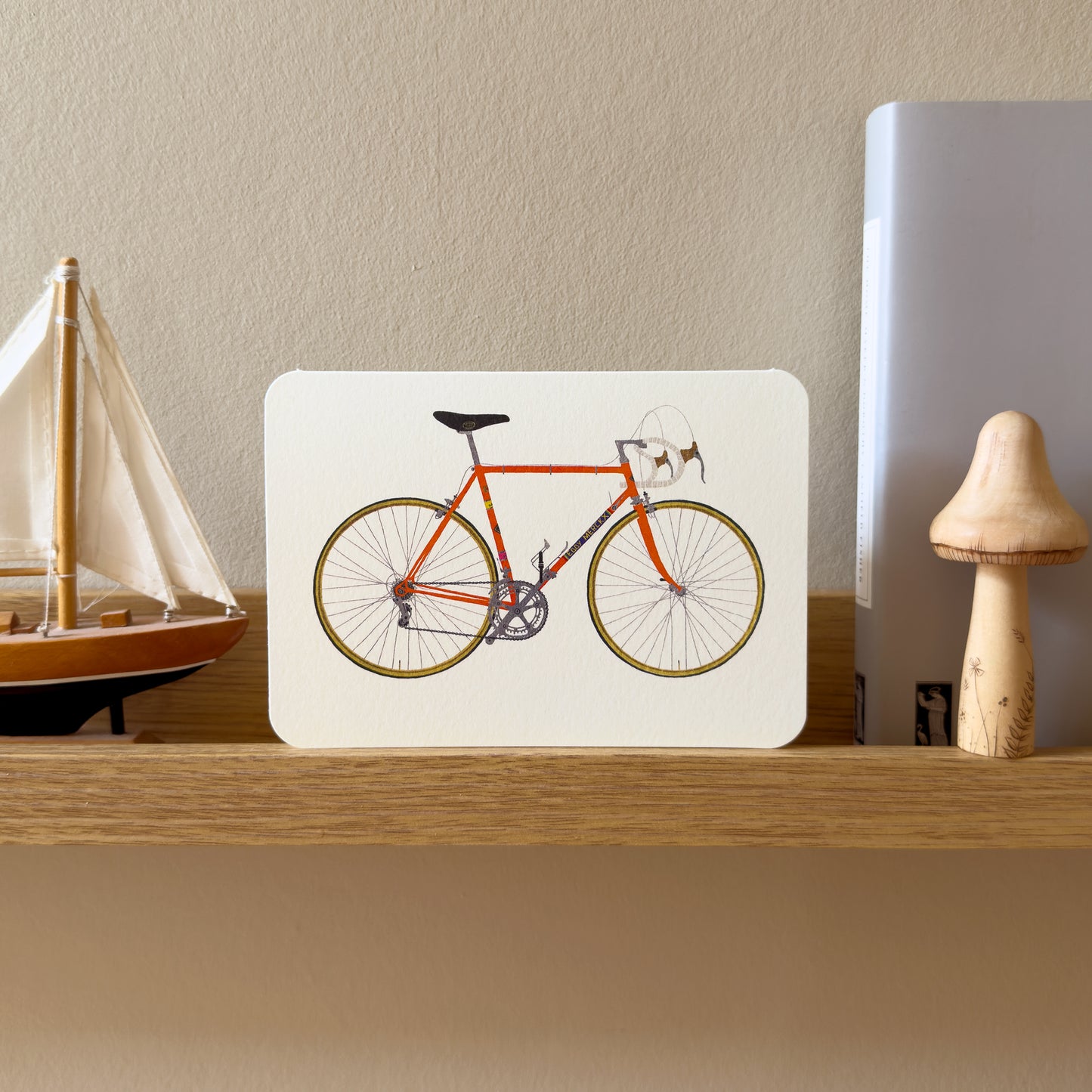 Retro Bicycle Greetings Card