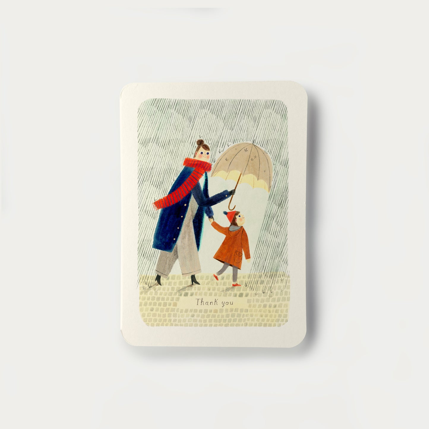 Thank You Umbrella Greetings Card
