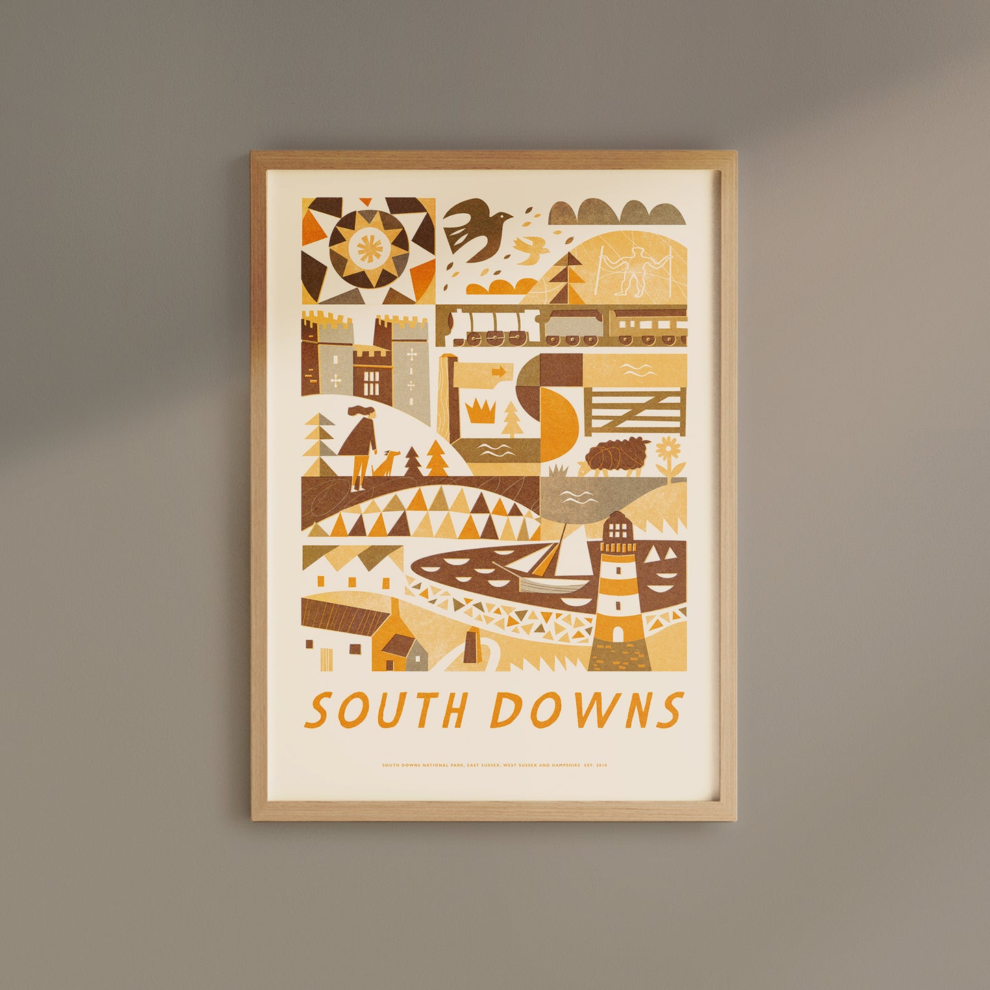 South Downs National Park Art Print