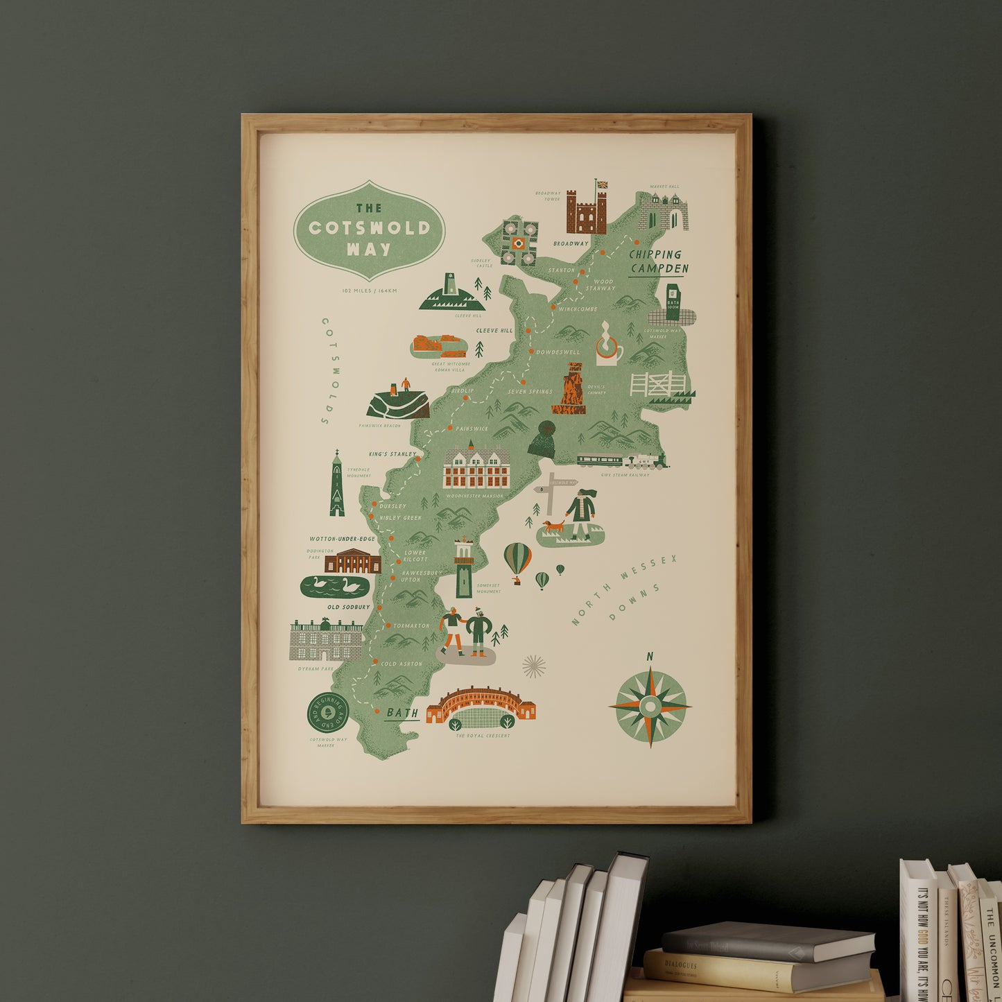 Cotswold Way A3 Route Map