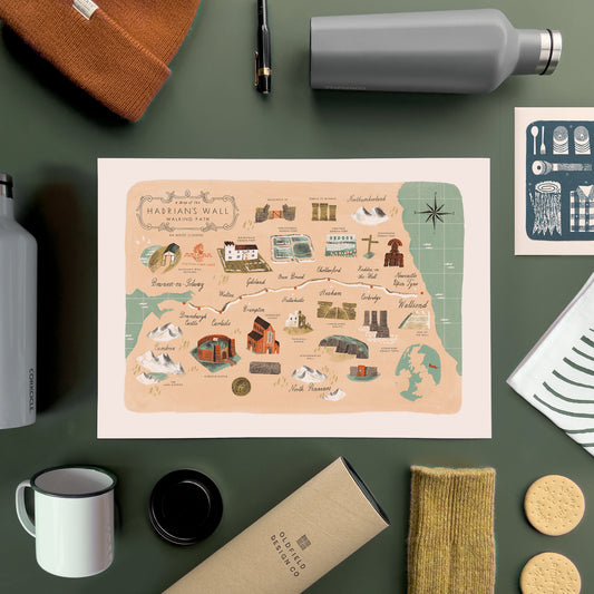 Hadrian's Wall A3 Route Map