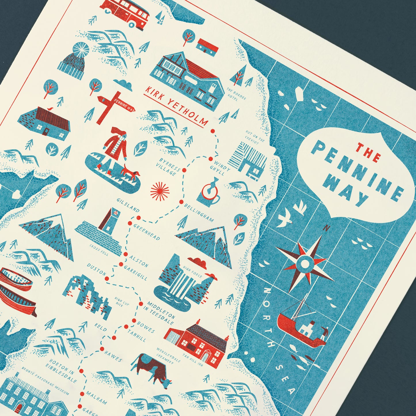 Pennine Way A3 Route Map