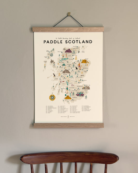 Paddle Scotland A3 Map Checklist