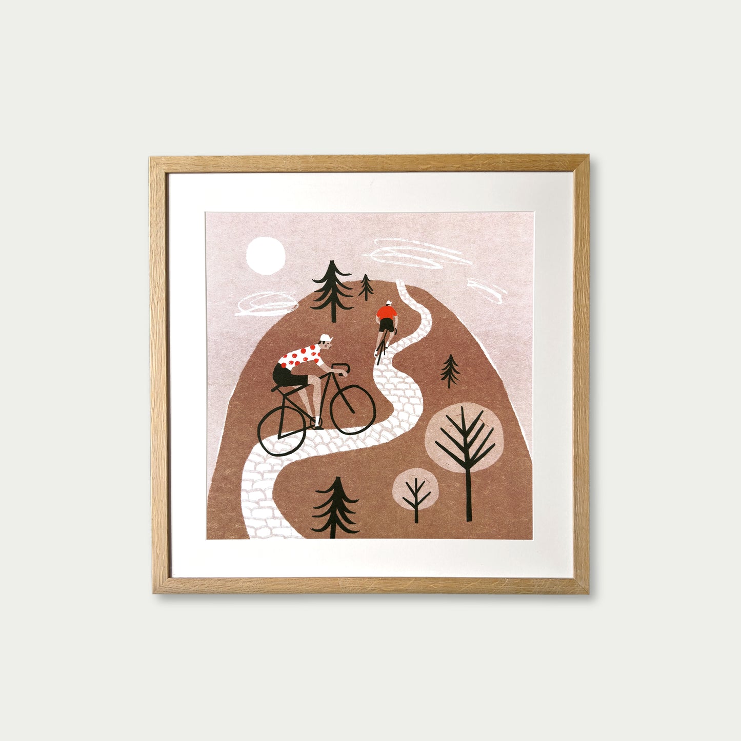 Hill Climb Art Print