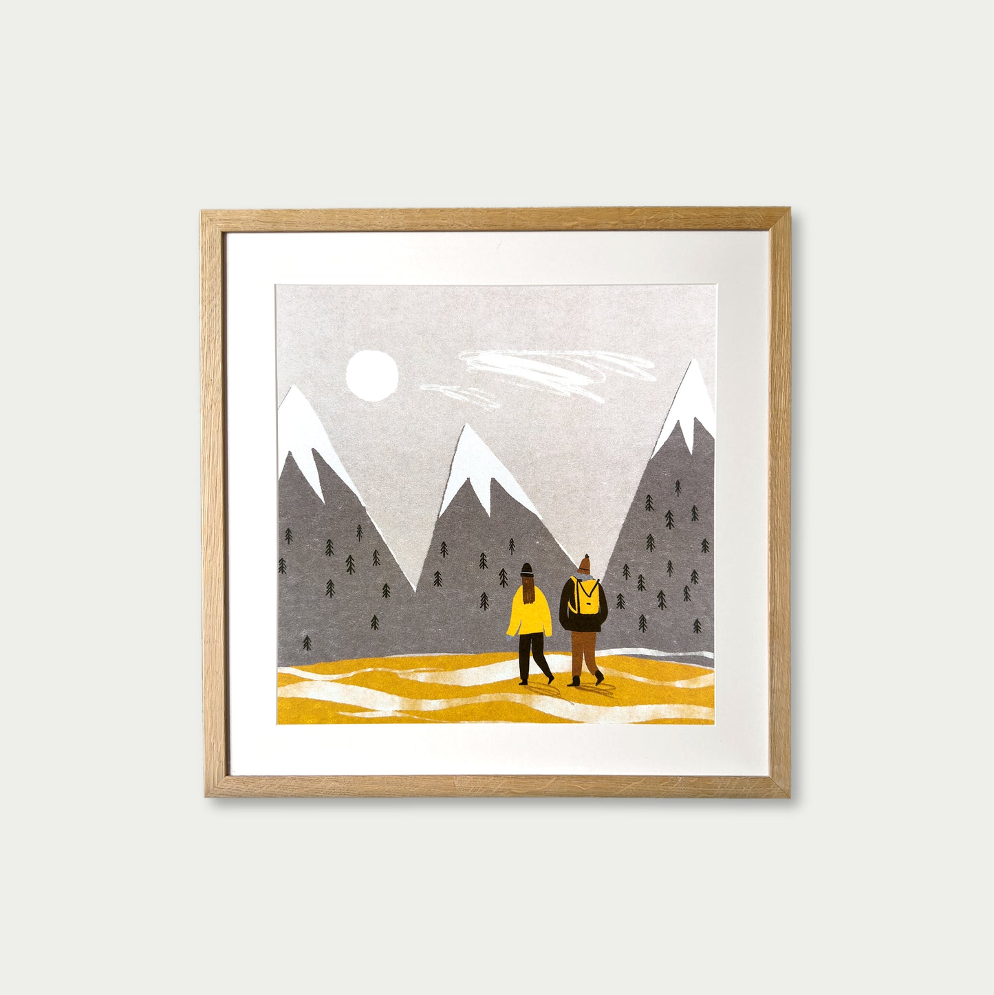 Mountain Walk Art Print