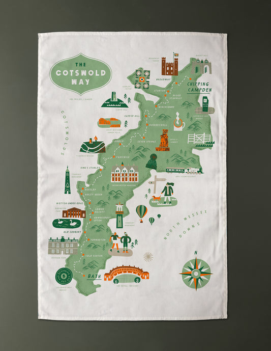 Cotswold Way Tea Towel