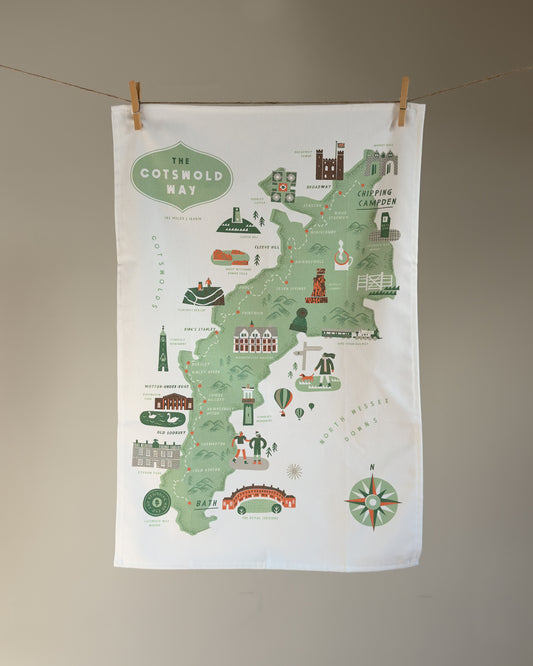 Cotswold Way Tea Towel