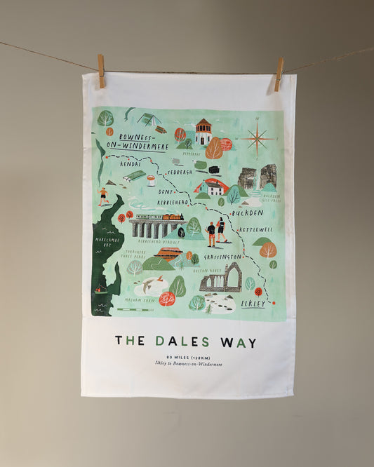 Dales Way Tea Towel