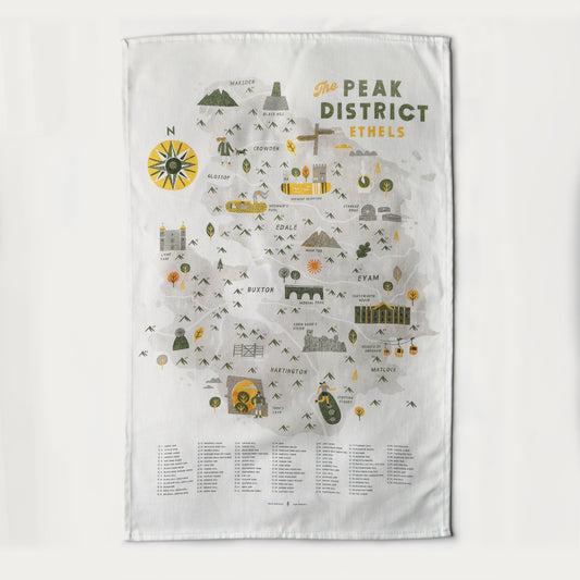 The Peak District Ethels Tea Towel