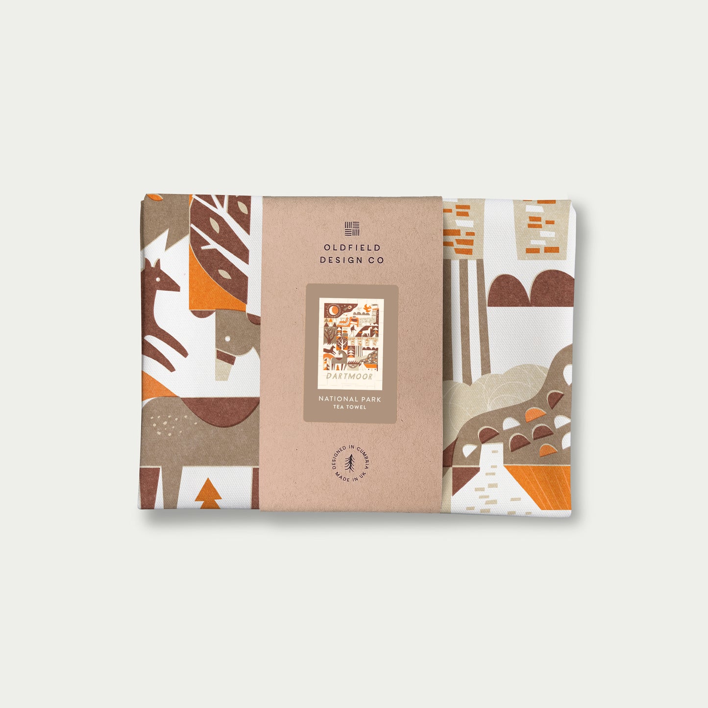 Dartmoor National Park Tea Towel