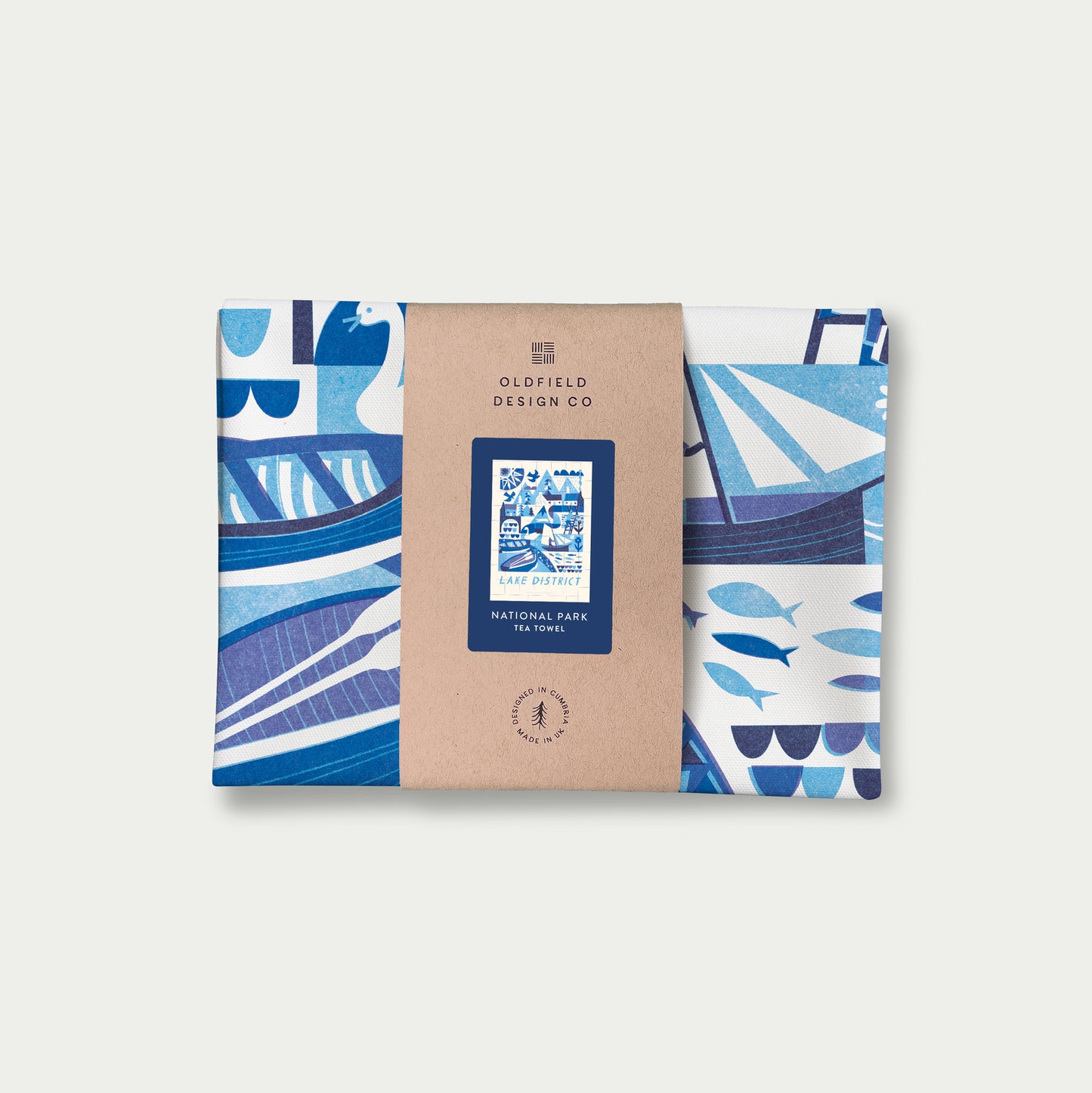 Lake District National Park Tea Towel