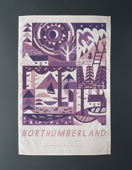 Northumberland National Park Tea Towel