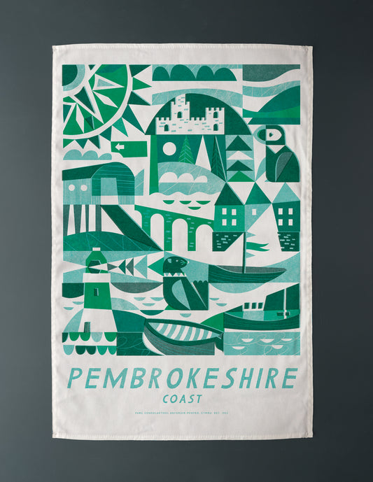 Pembrokeshire Coast National Park Tea Towel