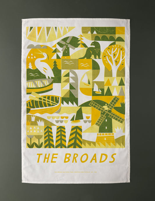 The Broads National Park Tea Towel