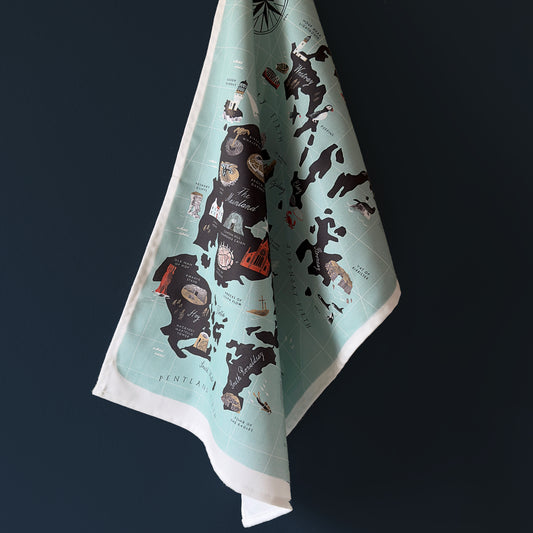 The Orkney Islands Tea Towel