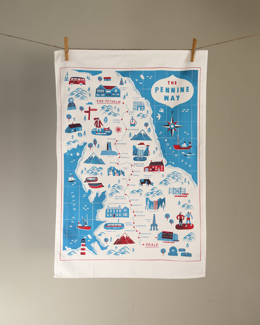 Pennine Way Tea Towel