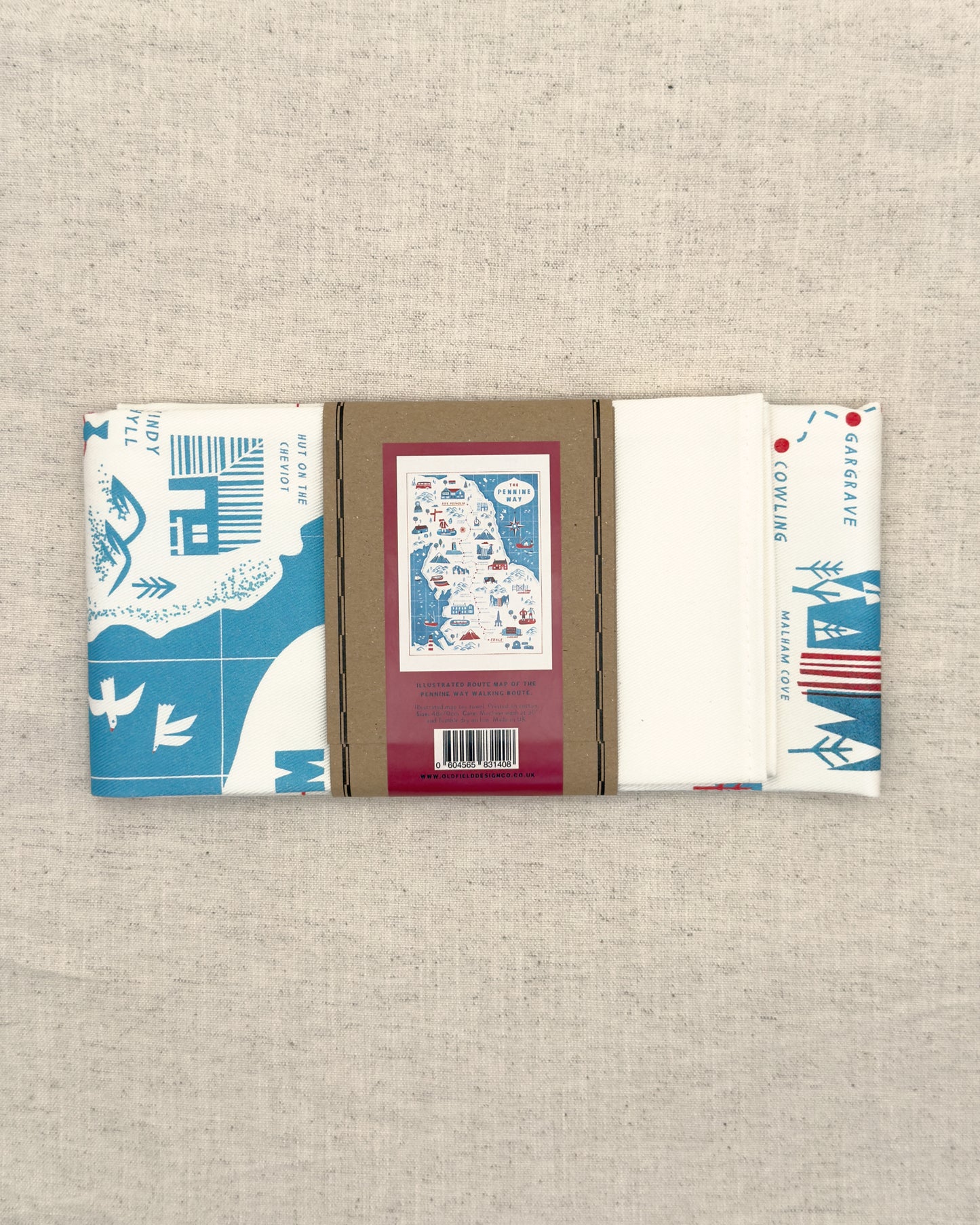 Pennine Way Tea Towel