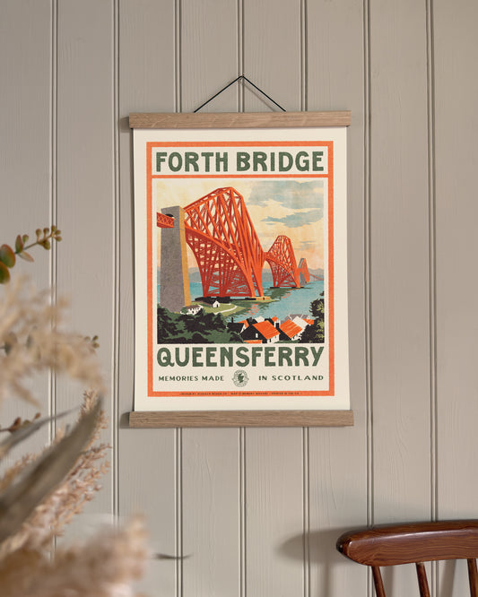 Vintage Visit Queensferry Print