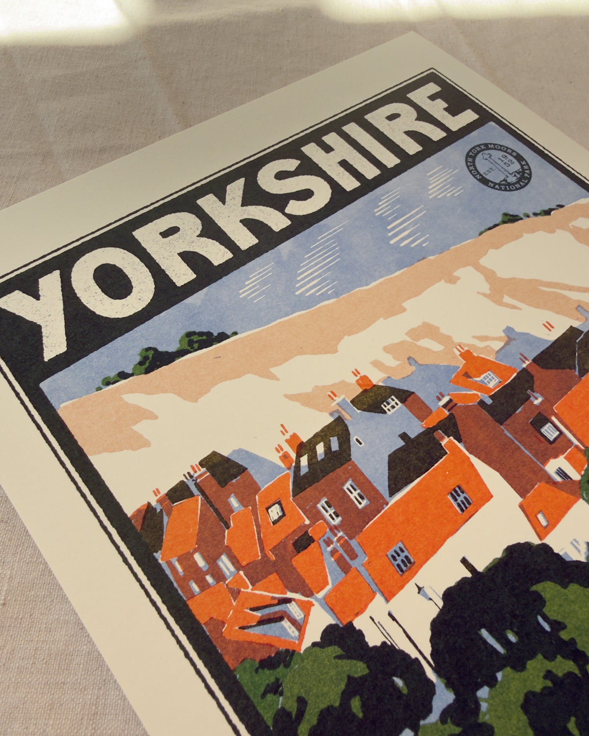 Vintage Visit Robin Hood's Bay A3 Print