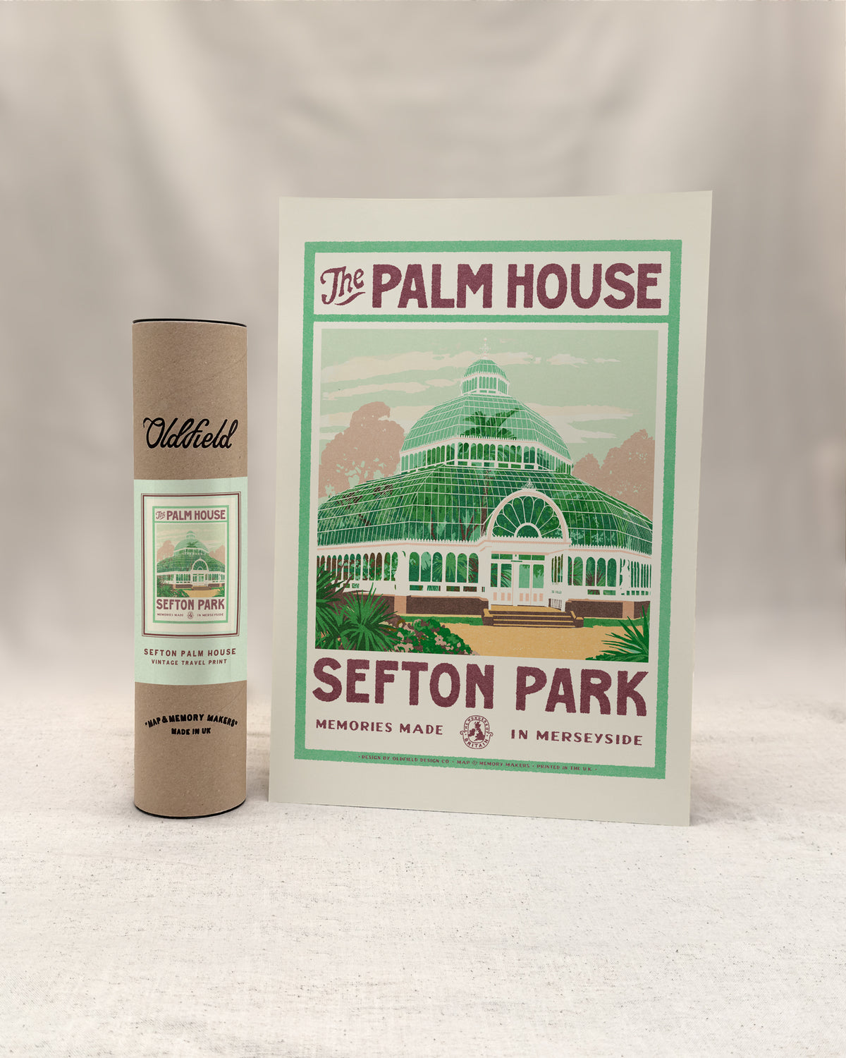 Vintage Visit Sefton Park Print