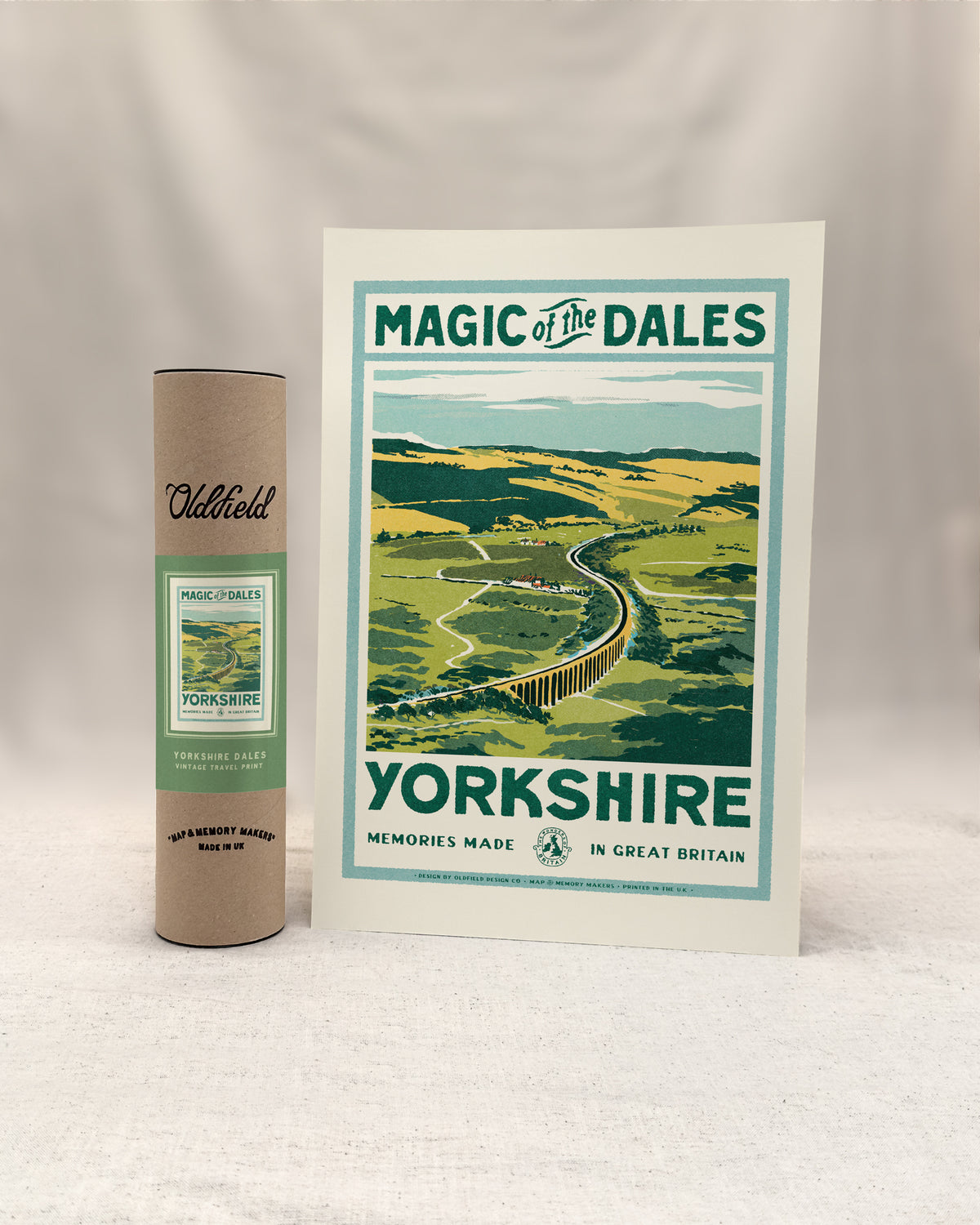 Vintage Visit The Yorkshire Dales Print
