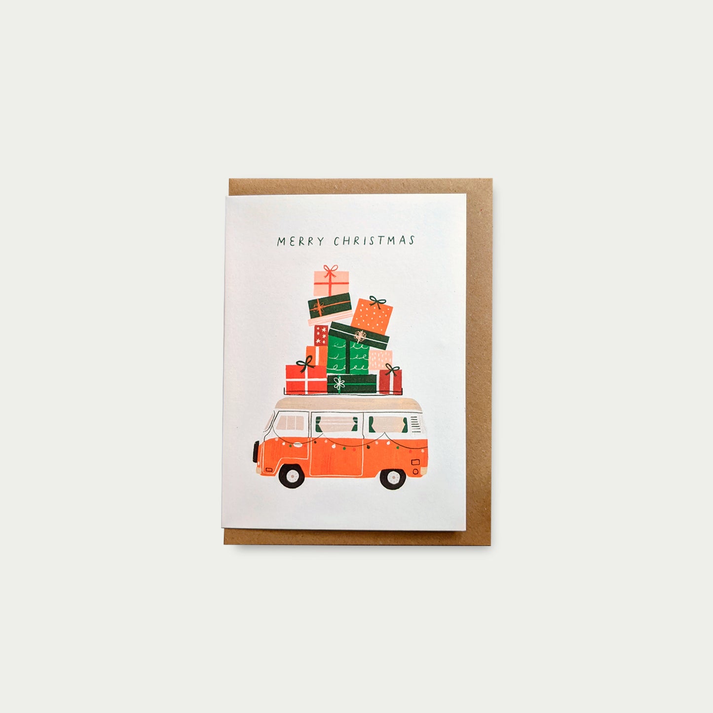Campervan Christmas Greetings Card