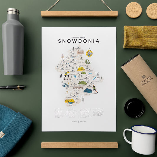 Snowdonia A3 Map Checklist