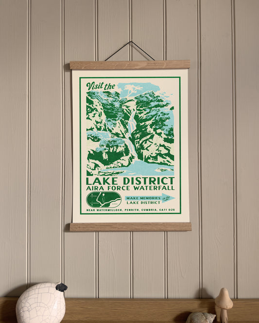 Vintage Lake District Advert Print