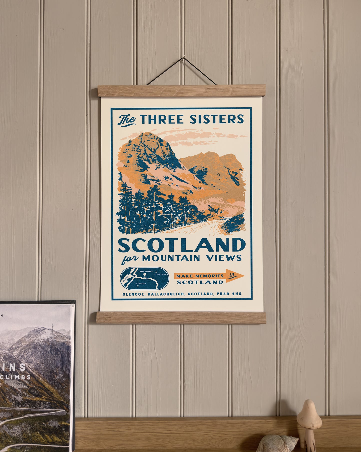 Vintage Scotland Advert Print