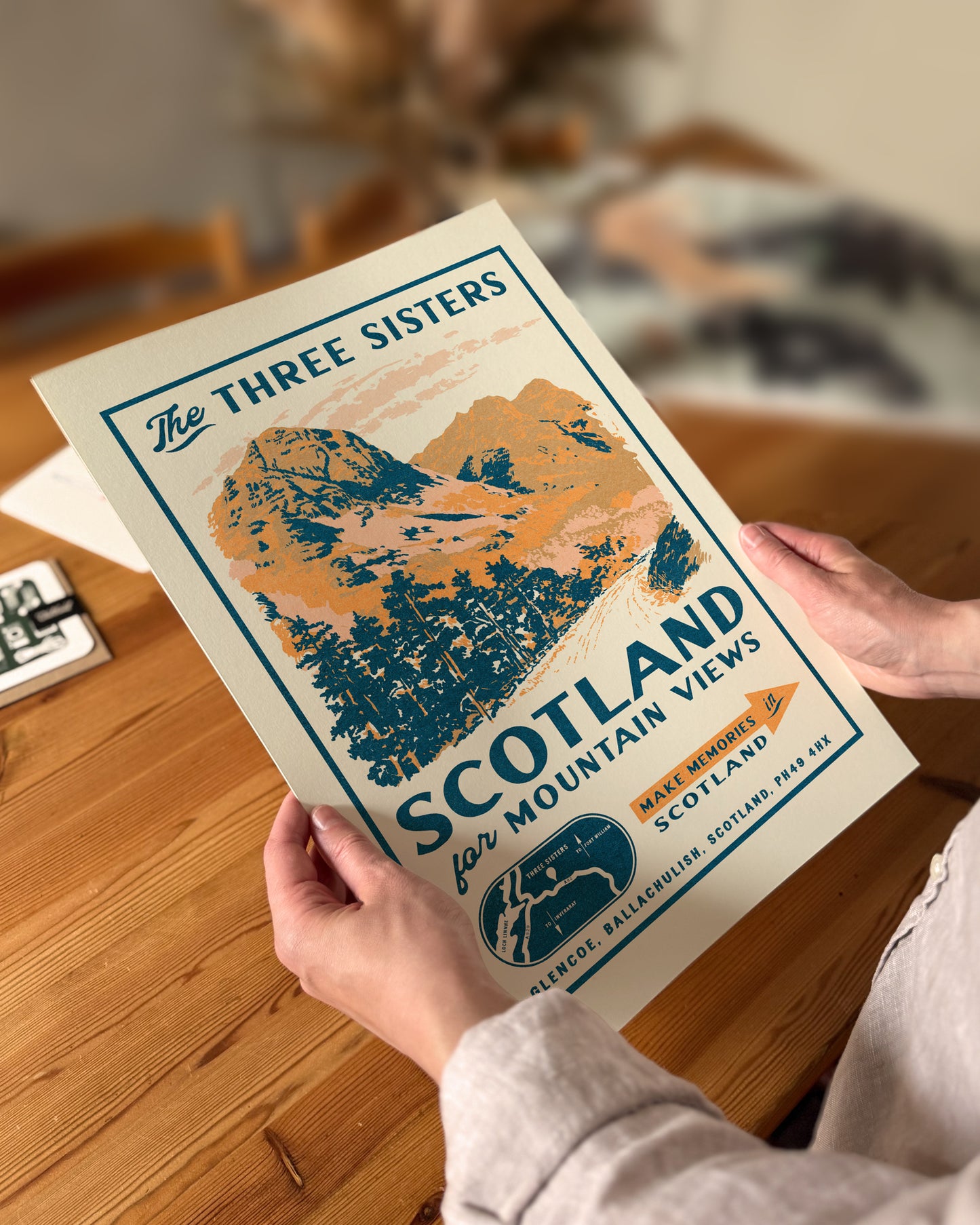 Vintage Scotland Advert Print