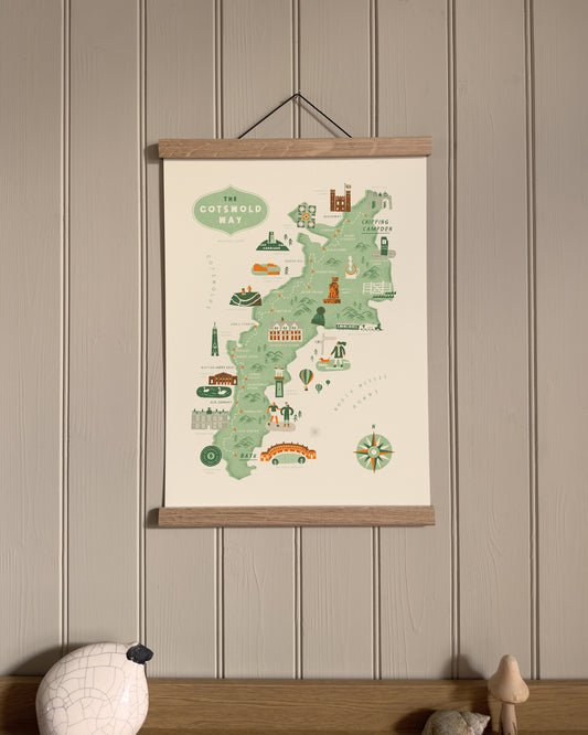 Cotswold Way A3 Route Map
