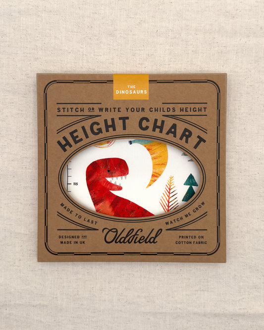 Dinosaur Children's Fabric Height Chart