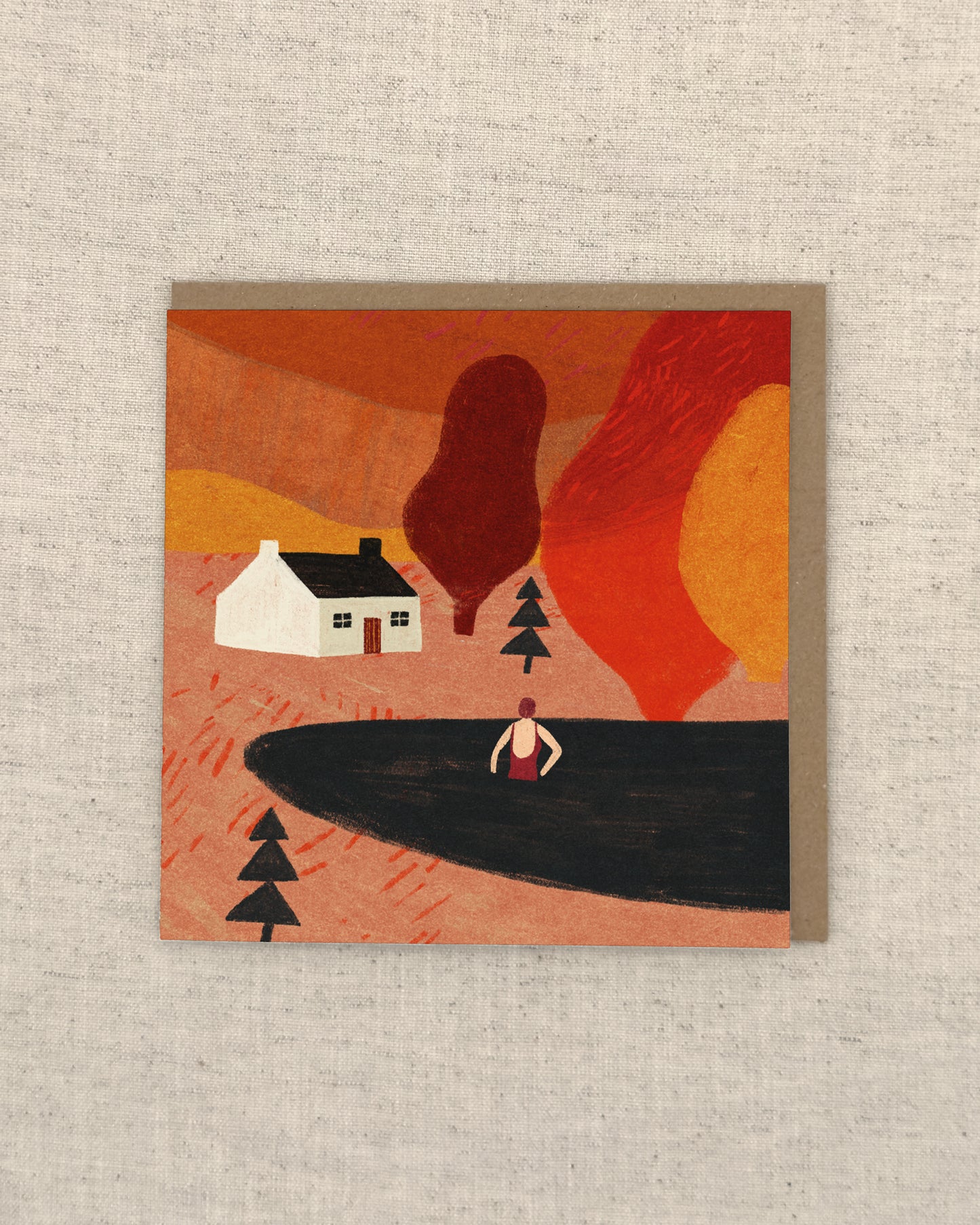 Autumn Dip Greetings Card