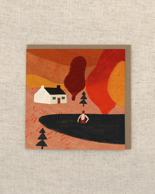 Autumn Dip Greetings Card