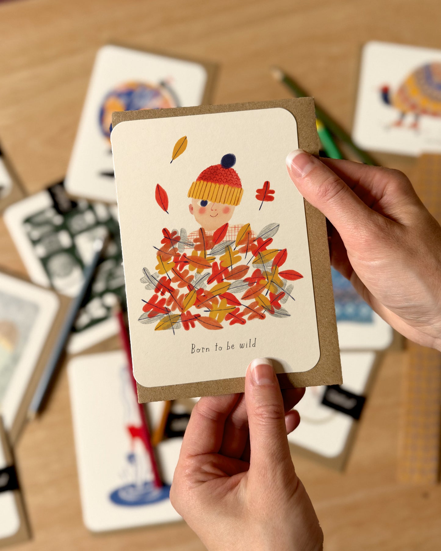 Born to be Wild Greetings Card