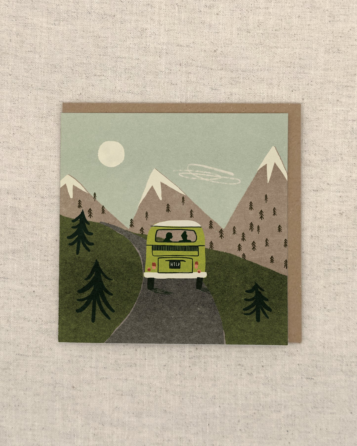 Campervan Road Trip Greetings Card