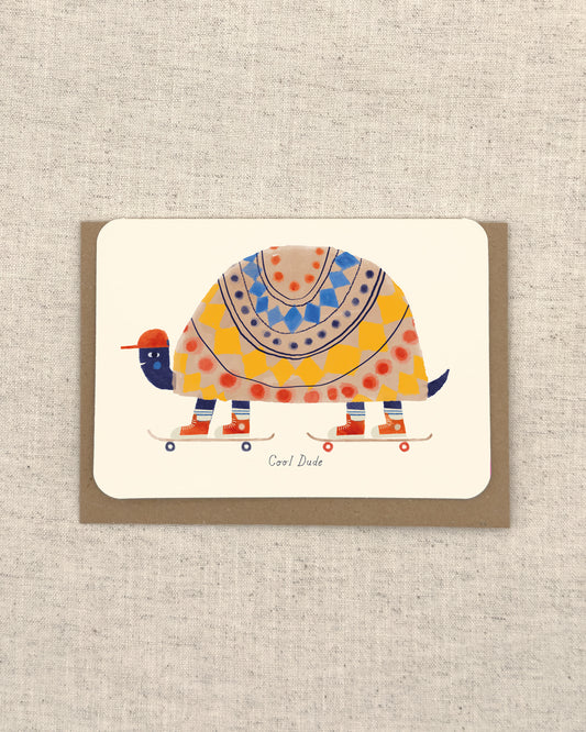 Cool Dude Skater Greetings Card
