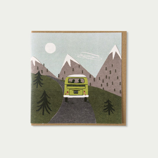 Campervan Road Trip Greetings Card