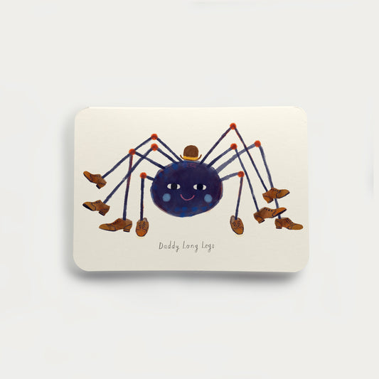 Daddy Long Legs Greetings Card