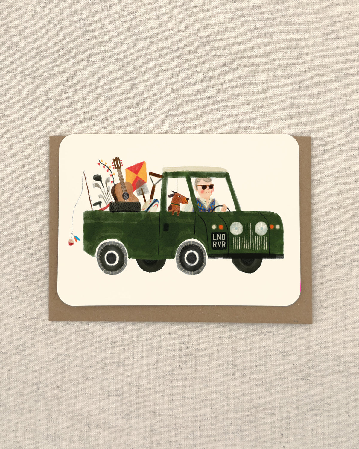 Range Rover Post Card Dad's Land Rover Greetings Card – oldfielddesignco